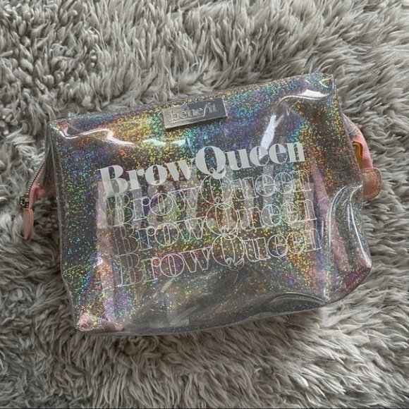 Benefit Brow Queen Holographic Makeup Bag - Picture 1 of 2